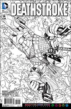Deathstroke (2014) issue 14-B Emanuela Lupacchino Adult Coloring Book Cover