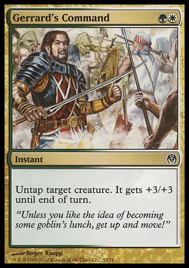 Magic the Gathering: Duel Decks: Phyrexia vs. the Coalition (Base Set) card 53 Gerrard's Command