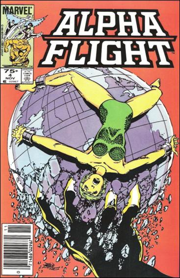 Alpha Flight (1983) issue 4-B Canadian Price Cover