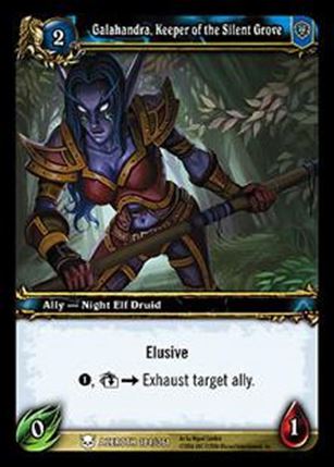 World of Warcraft: Heroes of Azeroth (Base Set) card 184 Galahandra, Keeper of the Silent Grove