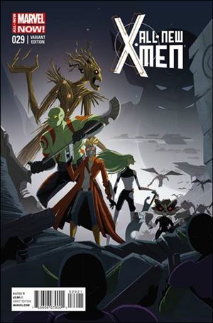 All-New X-Men (2013) issue 29-B Matthieu Forichon 1:15 GotG Cover