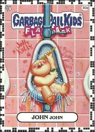 Garbage Pail Kids: Flashback Series 2 (White Border Base Set) card 40a John John