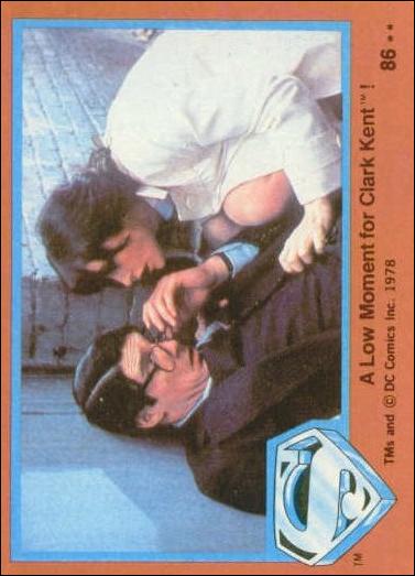 Superman (Movie) Series 2 (Base Set) card 86 A Low Moment for Clark Kent!