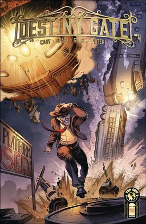 Destiny Gate issue 4-B John Starr & Koi Turnbull Cover