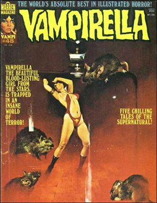 Vampirella issue 48 Enrich Torres cover painting.