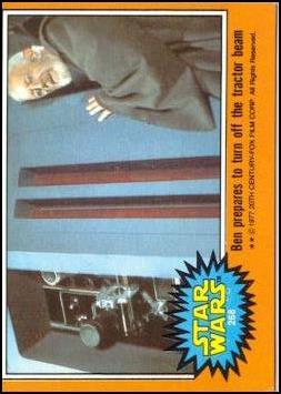 Star Wars: Series 5 (Base Set) card 268 Ben prepares to turn off the tractor beam