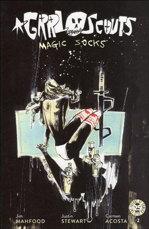 Grrl Scouts: Magic Socks issue 2 Jim Mahfood Cover