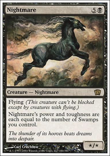 Magic the Gathering: 8th Edition (Base Set) card 150 Nightmare
