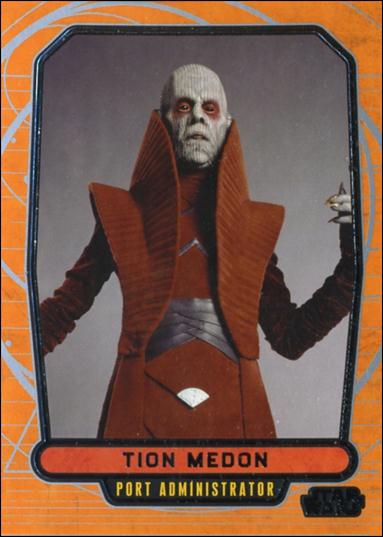 Star Wars Galactic Files (Base Set) card 89 Tion Medon Port Administrator
