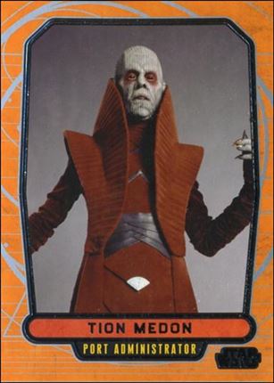 Star Wars Galactic Files (Base Set) card 89 Tion Medon Port Administrator