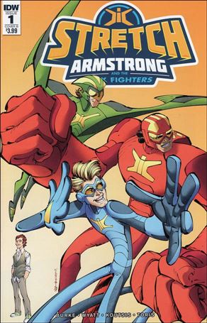 Stretch Armstrong And The Flex Fighters issue 1-B Nikos Koutsis Cover
