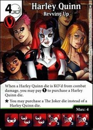 DC Comics Dice Masters World's Finest card 88 Harley Quinn: Revving Up