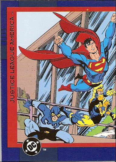 DC Cosmic Teams (Base Set) card 1 Justice League America: Card 1