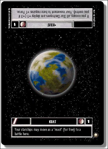 Star Wars: Special Edition Limited (Base Set) card 131 Kuat
