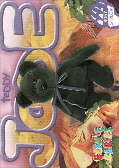 Beanie Babies Series 4 (Base Set) card 244 Teddy Jade