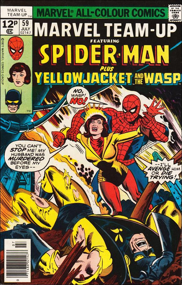 Marvel Team-Up (1972) issue 59-C UK Price Cover