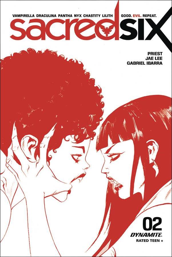 Sacred Six issue 2-I Jae Lee 1:15 Red Lint Art Cover