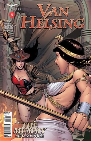 Van Helsing vs the Mummy of Amun-Ra issue 5-B Marc Rosete Cover