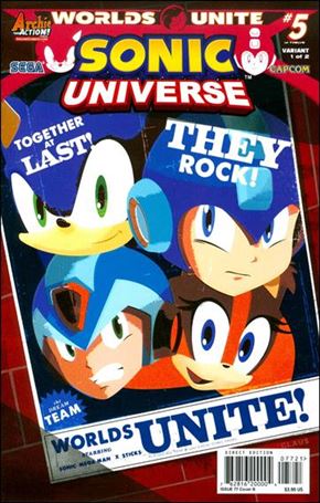 Sonic Universe issue 77-B Justin Harder Cover
