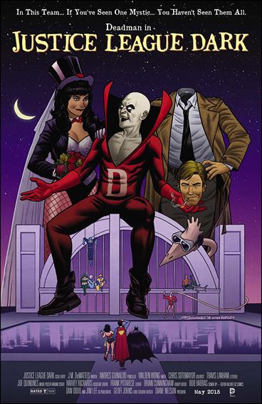 Justice League Dark (2011) issue 40-B Joe Quinones "Beetlejuice" Movie Poster Cover