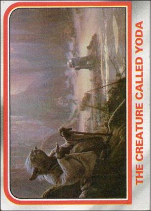 Star Wars: The Empire Strikes Back: Series 1 (Base Set) card 58 The Creature Called Yoda