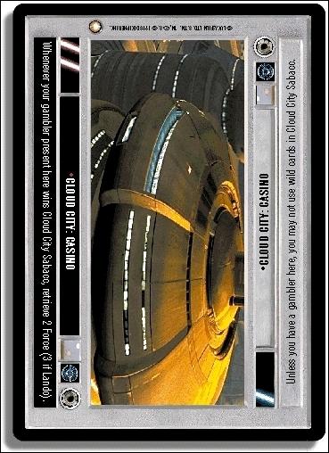 Star Wars: Special Edition Limited (Base Set) card 107 Cloud City: Casino
