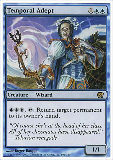 Magic the Gathering: 8th Edition (Base Set) card 106 Temporal Adept