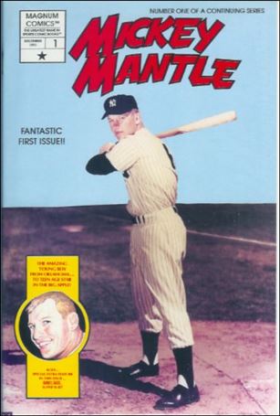 Mickey Mantle issue 1-B Polybagged w/ trading cards