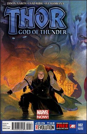 Thor: God of Thunder issue 2-C Esad Ribic Cover (2nd Printing)