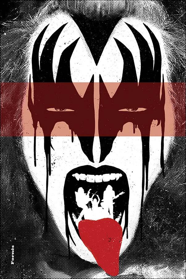 Kiss: The End issue 1-F Jorge Fornes 1:20 Virgin Cover