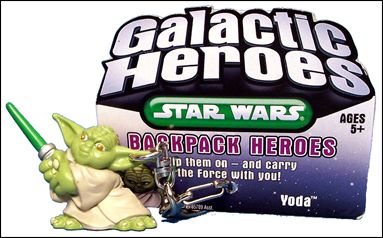 Star Wars: Galactic Heroes Backpack Heroes figure 6 Yoda