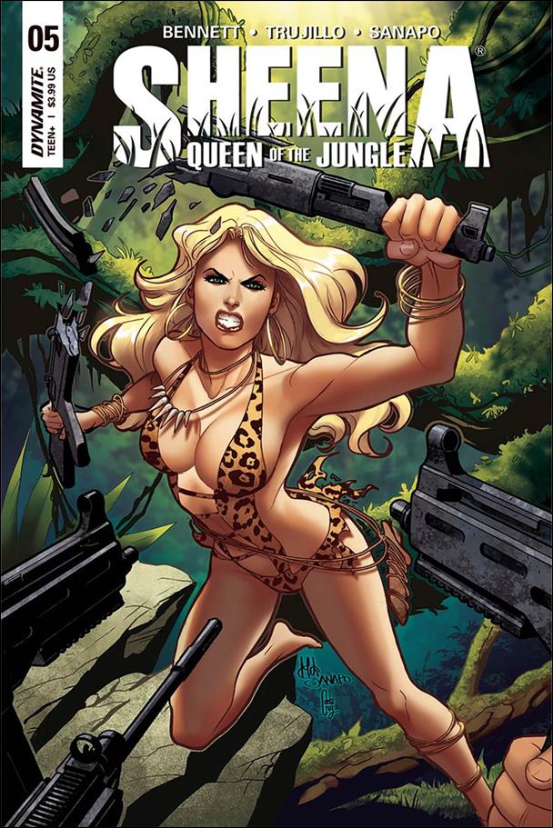 Sheena: Queen of the Jungle (2017) issue 5-B Maria Sanapo Cover