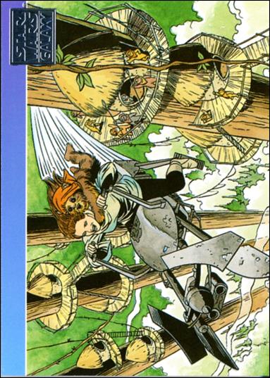 Star Wars Galaxy: Series 1 (Factory Base Set) card 85 June Brigman