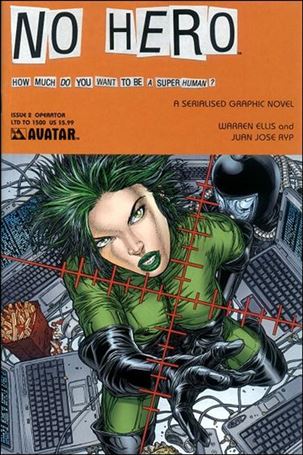 No Hero issue 2-E Operator NYCC Cover 1/1500