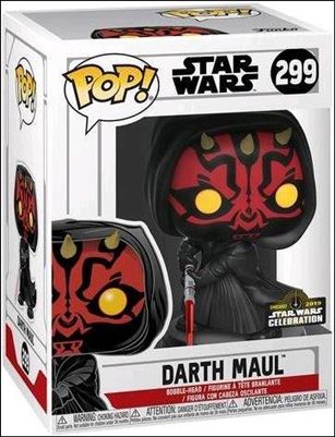 POP! Star Wars figure 299 Darth Maul Star Wars Celebration 2019