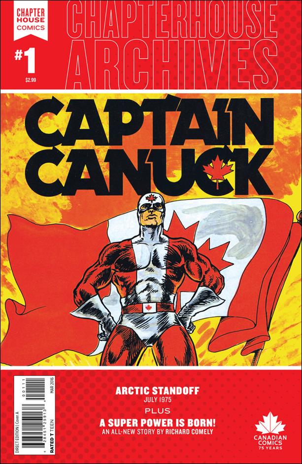 Chapterhouse Archives: Captain Canuck issue 1 Richard Comely Cover