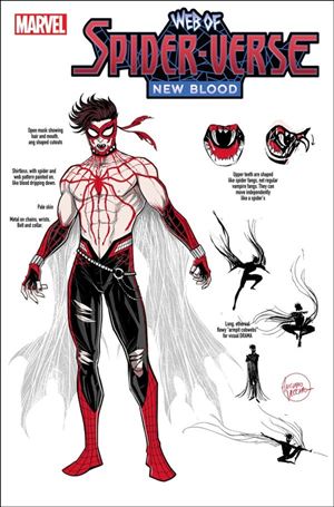 Web of Spider-Verse: New Blood issue 1-D Luciano Vecchio Design 1:10 Cover
