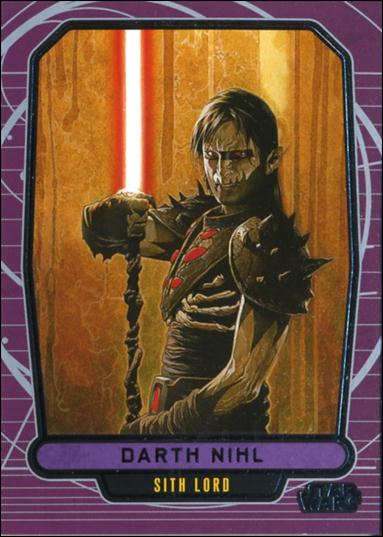 Star Wars Galactic Files (Base Set) card 227 Darth Nihl Sith Lord