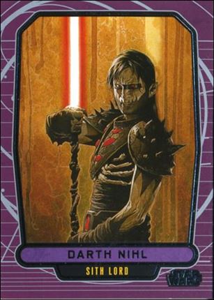 Star Wars Galactic Files (Base Set) card 227 Darth Nihl Sith Lord