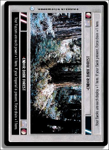 Star Wars: Endor Limited (Base Set) card 69 Endor: Dark Forest