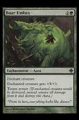 Magic the Gathering: Rise of the Eldrazi (Base Set) card 179 Boar Umbra