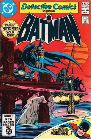 Detective Comics (1937) issue 498-B UK Price Cover