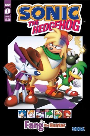 Sonic the Hedgehog: Fang the Hunter issue 1-B Mark Hughes Cover