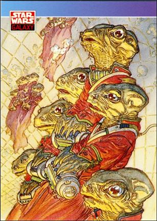 Star Wars Galaxy: Series 1 (Promo) card S Ackbar and Mon Calamari