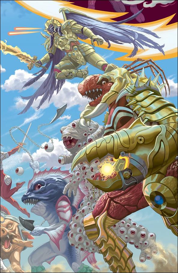Mighty Morphin Power Rangers issue 24-C Steve Morris 1:20 Cover
