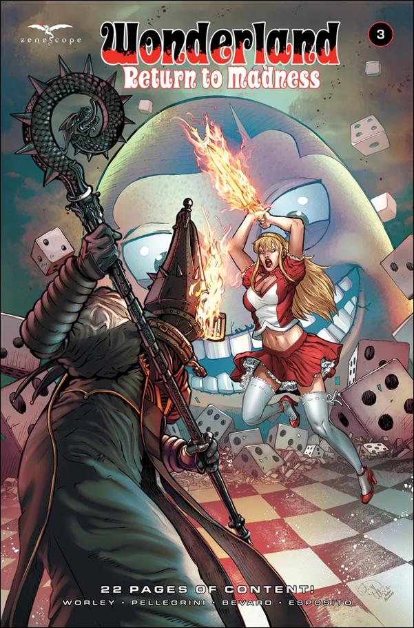 Wonderland: Return to Madness issue 3-B Giulia Pellegrini Cover