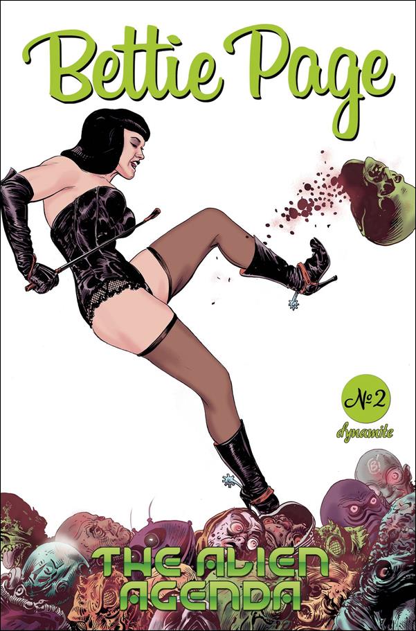Bettie Page: The Alien Agenda issue 2-D Jimmy Broxton Cover