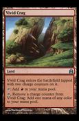 Magic the Gathering: Commander (Base Set) card 293 Vivid Crag