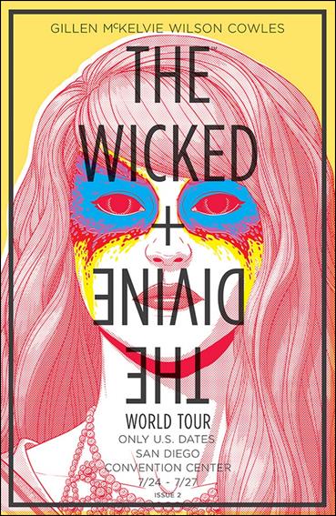 Wicked + the Divine issue 2-C Jamie McKelvie San Diego Comic-Con Cover