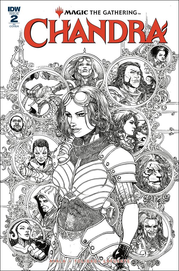 Magic the Gathering: Chandra issue 2-B 1:10 Black & White Cover